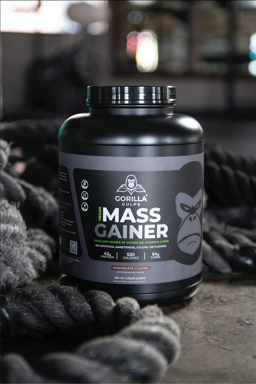 Gorilla Gulps Chocolate Vegan Mass Gainer Powder 83.04