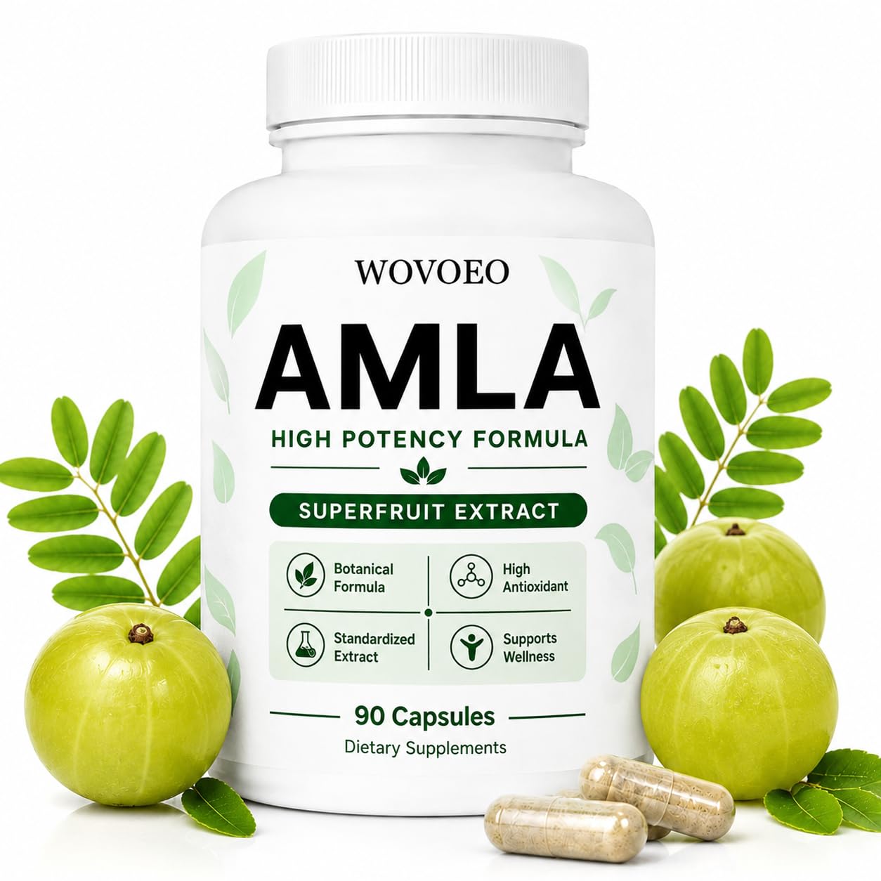 WOVOEO Amla Capsule 90 Capsules