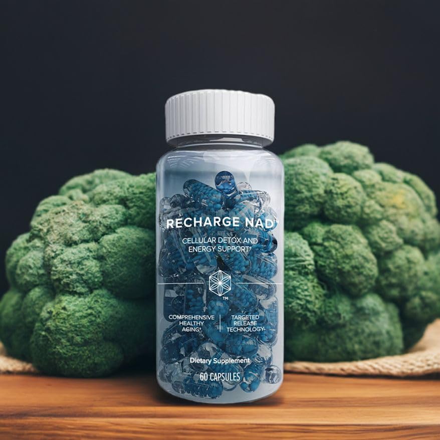 Isagenix Recharge NAD Targeted Release Capsules, 60 Count
