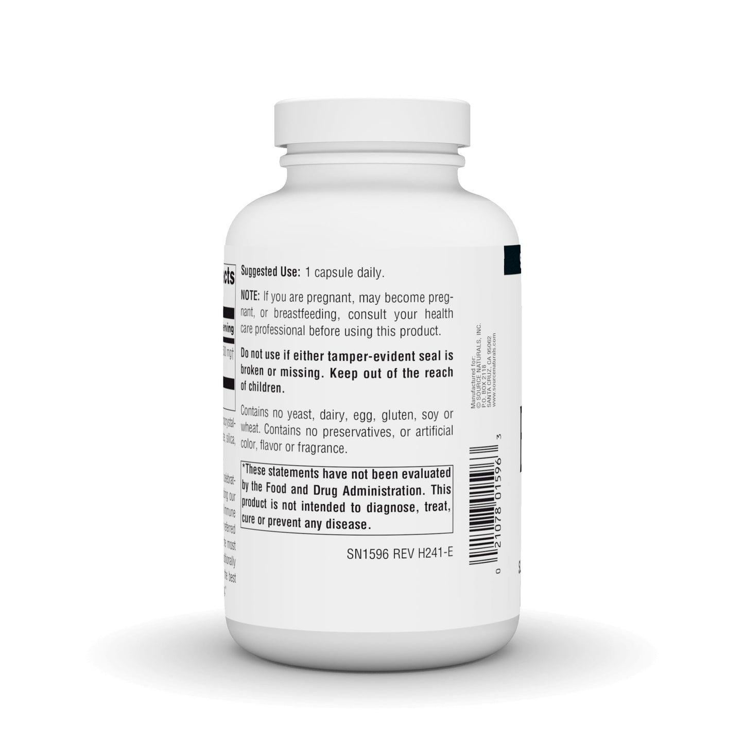Source Naturals Echinacea Root Extract 500mg Capsule, 200 Count