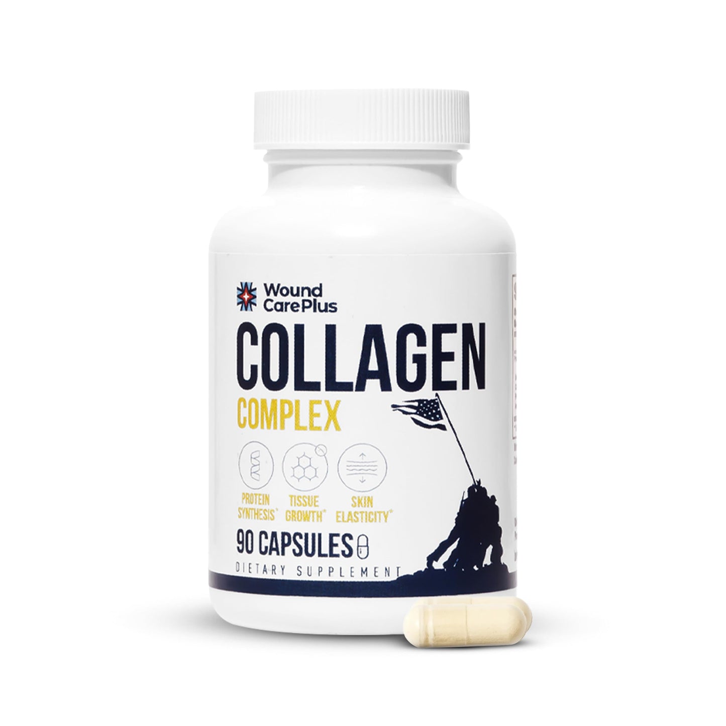 Wound CarePlus Collagen Complex Supplement Capsule, 90 Count