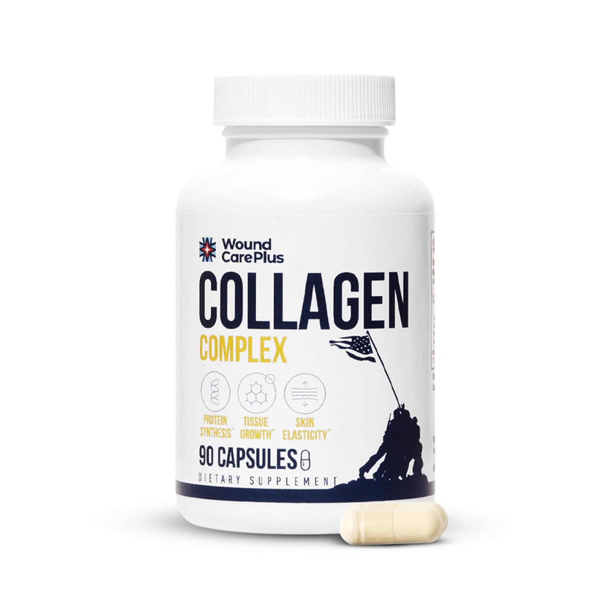 Wound CarePlus Collagen Complex Supplement Capsule, 90 Count