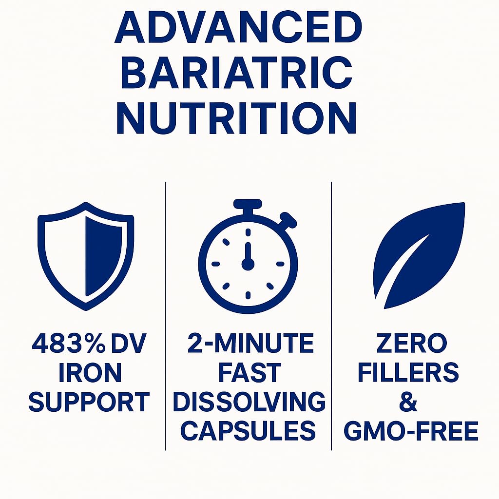 Vita4Life Bariatric Multivitamins Multi-Plus Formula Capsules, 360 Count