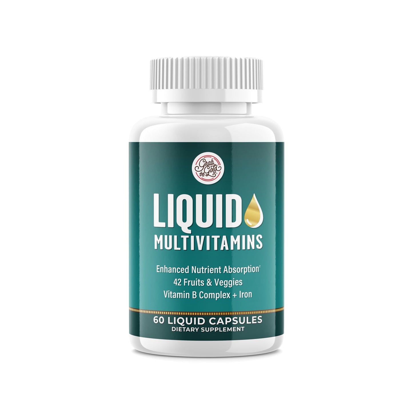 Grab The Gold Liquid Womens Multivitamin 60 Capsules