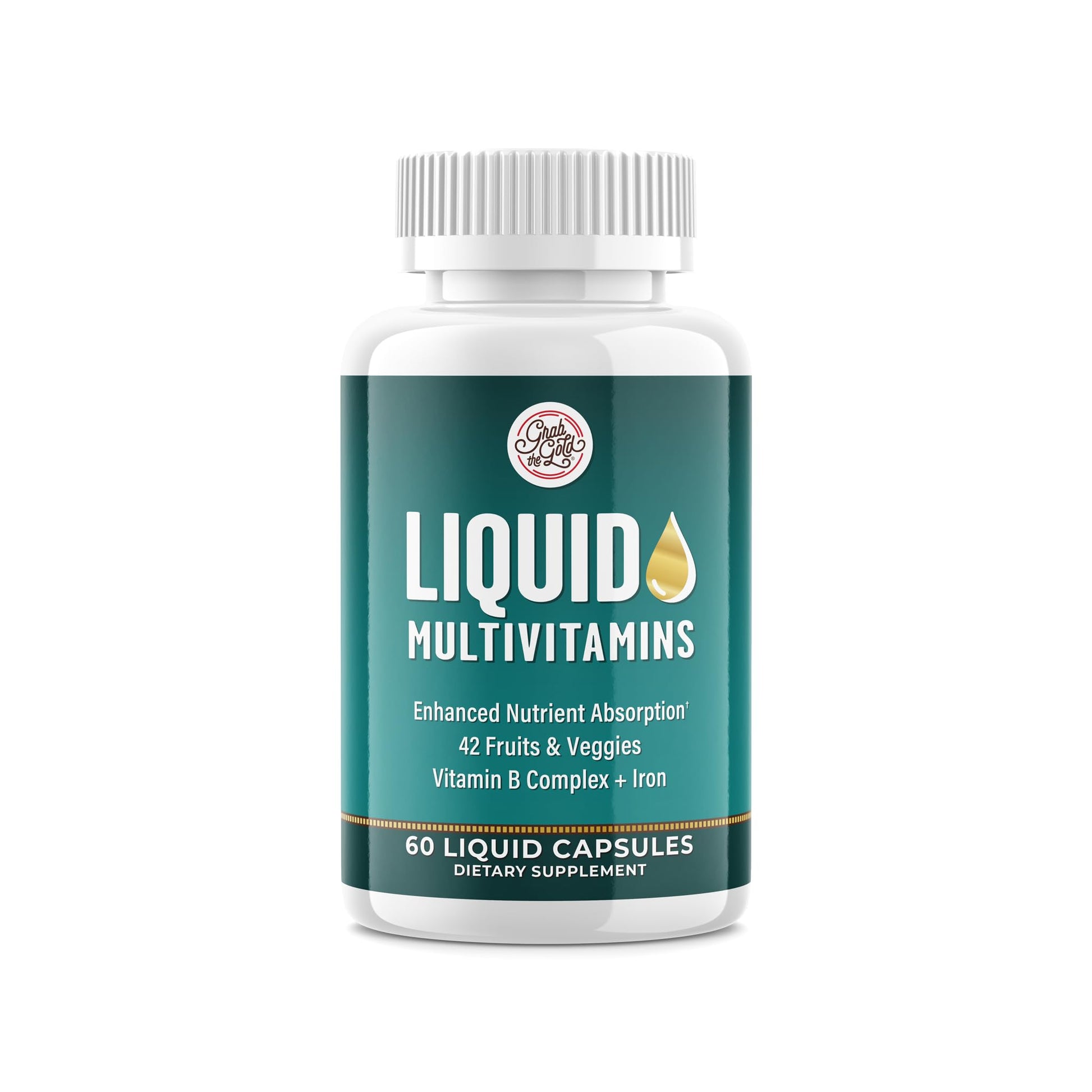 Grab The Gold Women's Multivitamin Capsules 60 Count
