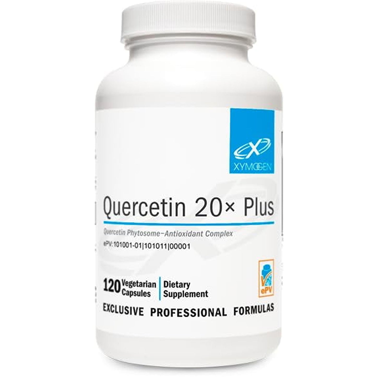 XYMOGEN Quercetin 20× Plus Capsule, 120 Count