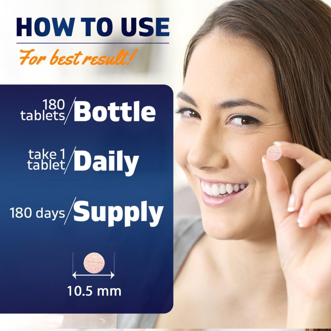 Vitamatic Folic Acid, Vitamin B12 & B6 360 Tablets