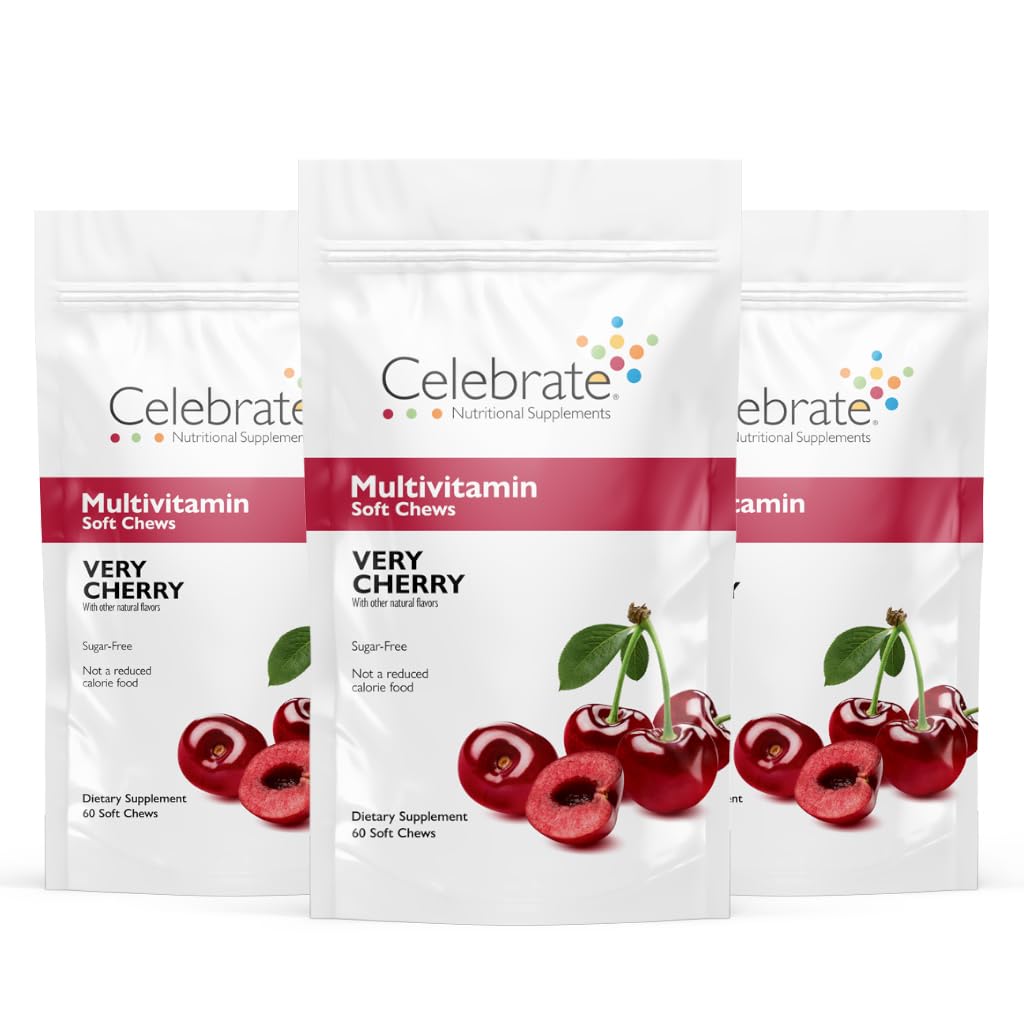 Celebrate Bariatric Supplements Bariatric Multivitamin Soft Chews 180 Gummies