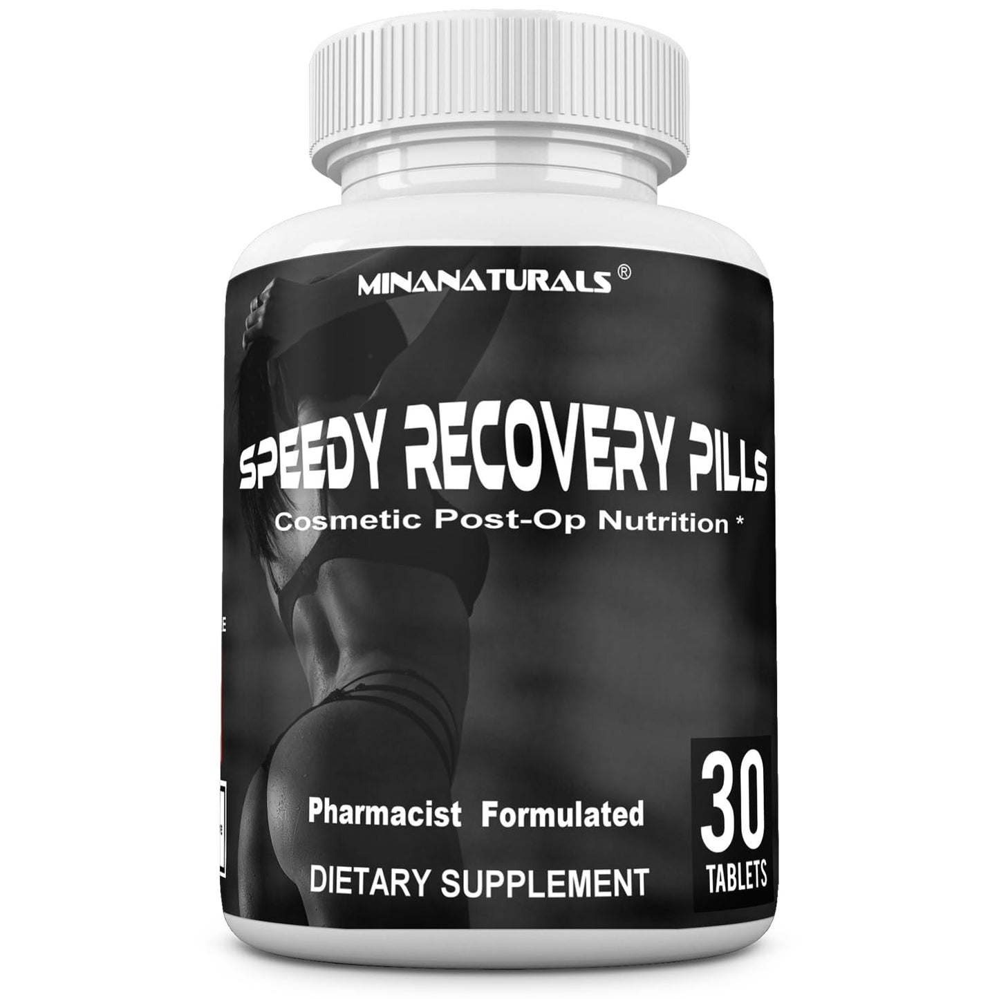 MINANATURALS Speedy Recovery Pills Post-OP Recovery Supplement Tablets, 30 Tablets