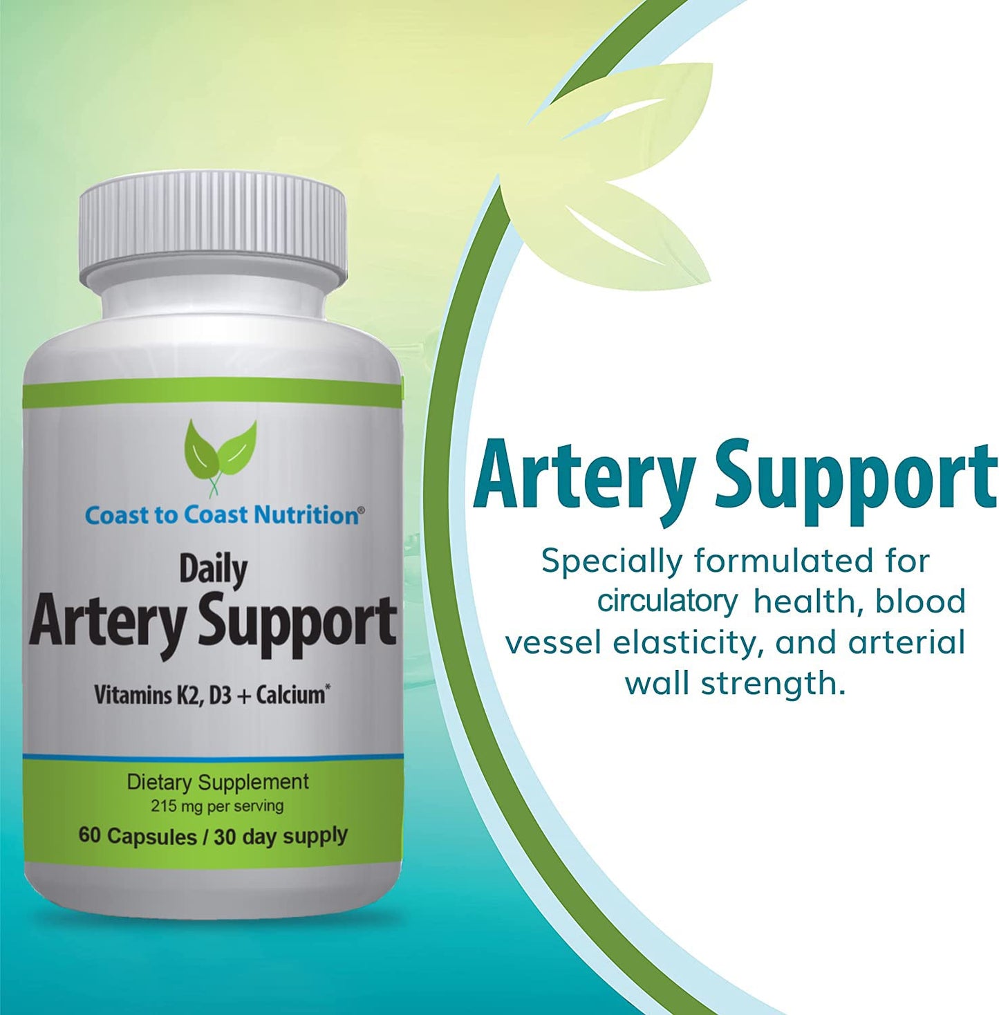 Coast to Coast Nutrition Artery Support Capsules 60 Count