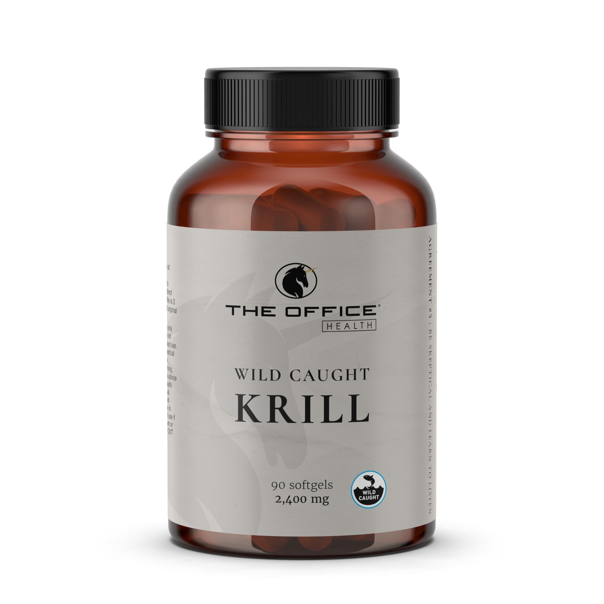 The Office Health Wild Caught Krill Oil Capsules, 90 Count