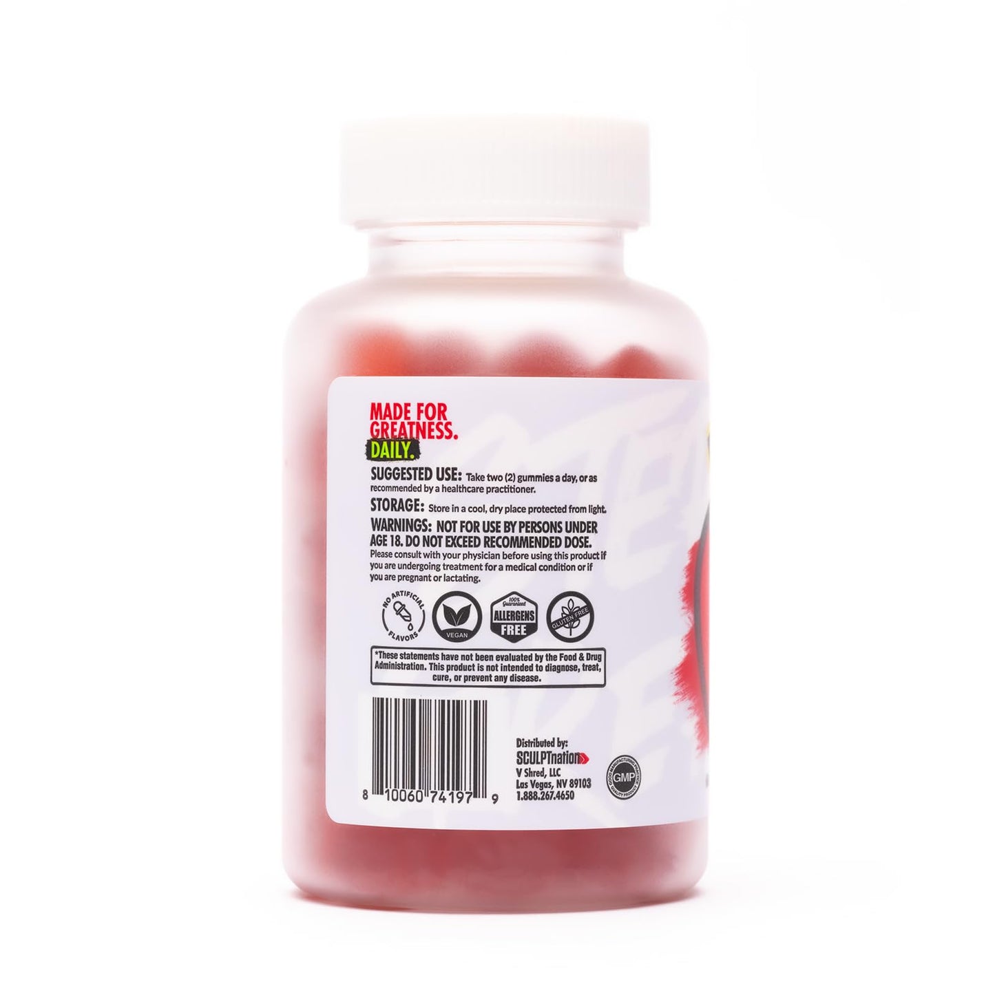 Sculpt Nation Apple Cider Vinegar Gummies, 60 Count