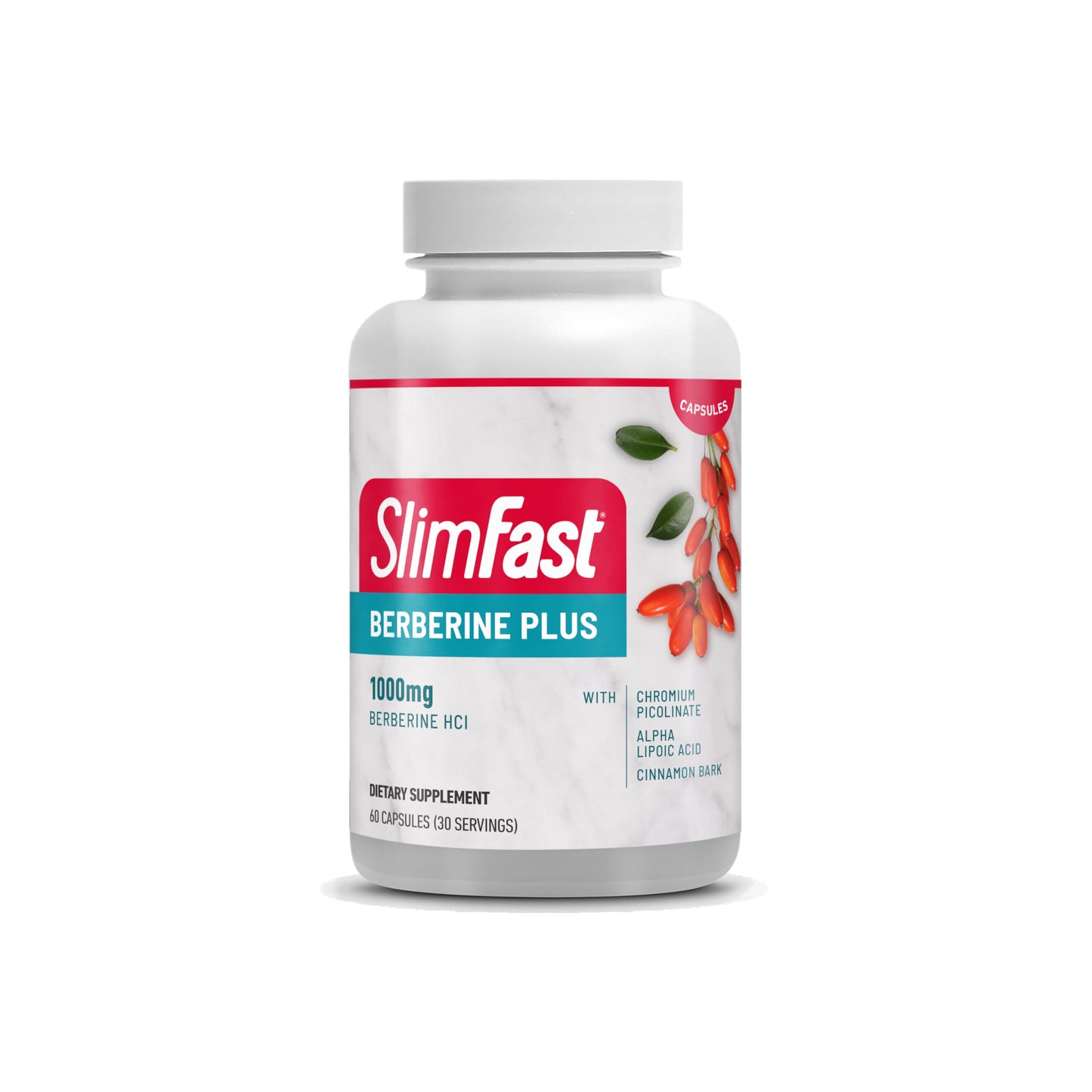 SlimFast Berberine Plus Capsules, 60 Capsules