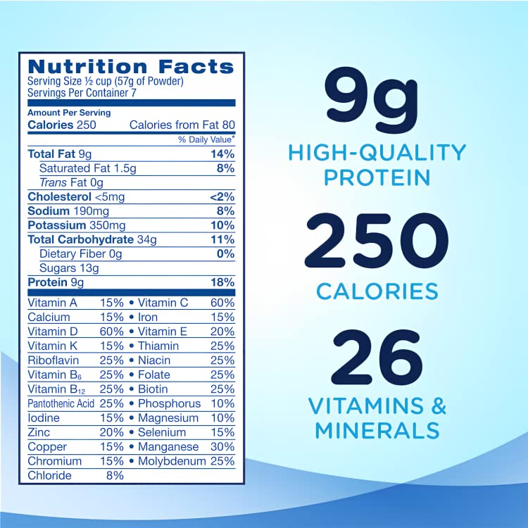 Ensure Complete Balanced Nutrition Powder Vanilla, 84 oz total (6 x 14 oz)