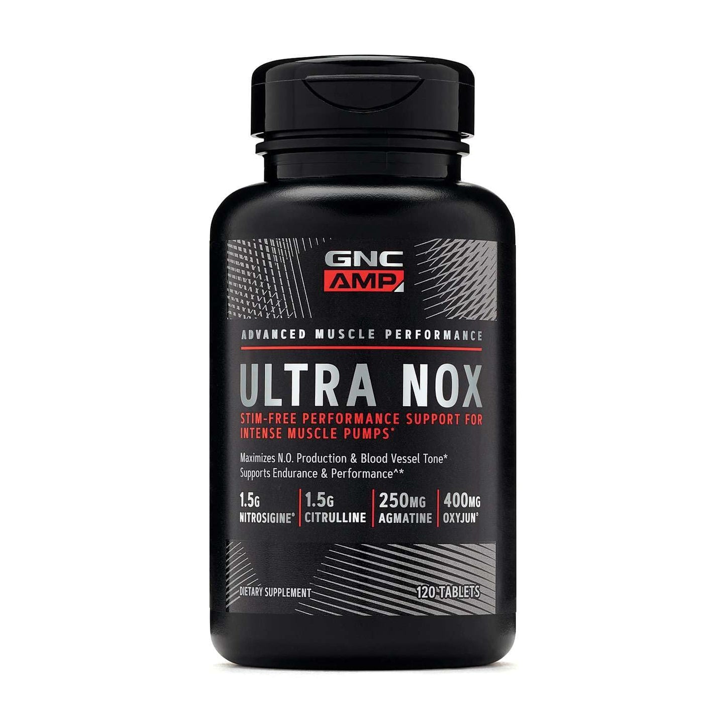 GNC AMP Ultra Nox Tablets 120 Count