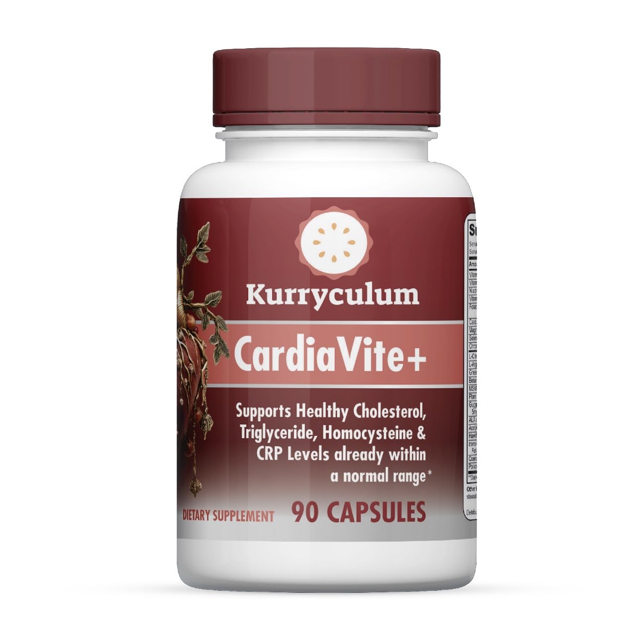 Kurryculum Cardiavite Heart Wellness Support Supplements Capsule, 90 Capsules