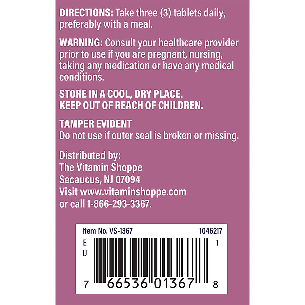 The Vitamin Shoppe Alfalfa 500 Natural Green Food Supplement, Tablets, 250 Tablets