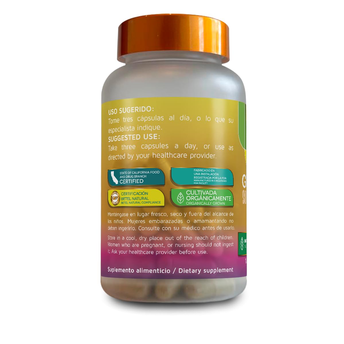 Betel Natural Guanabana Graviola Capsules, 90 Capsules