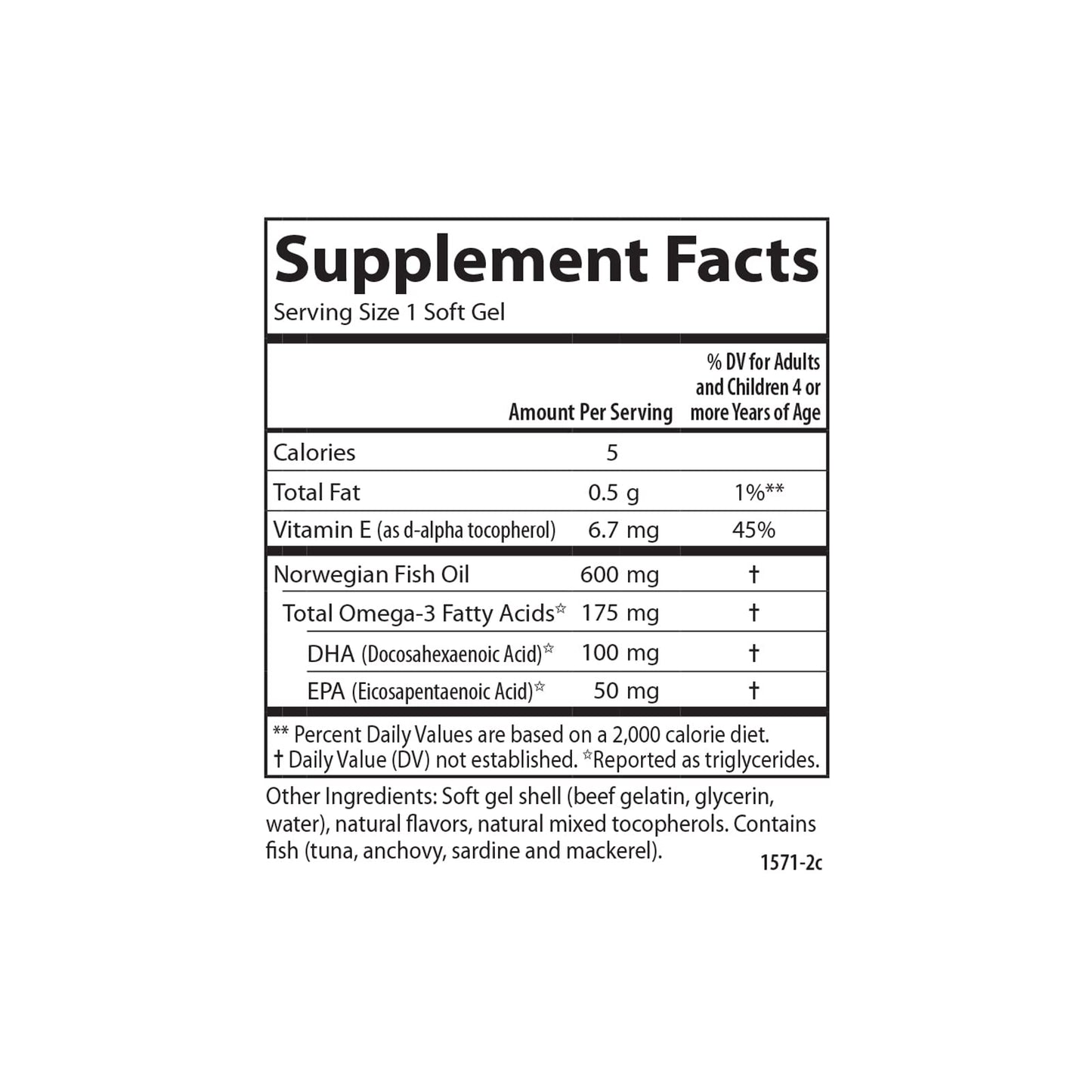 Carlson Kid's Chewable DHA (100 mg DHA) Softgels, 120 Count
