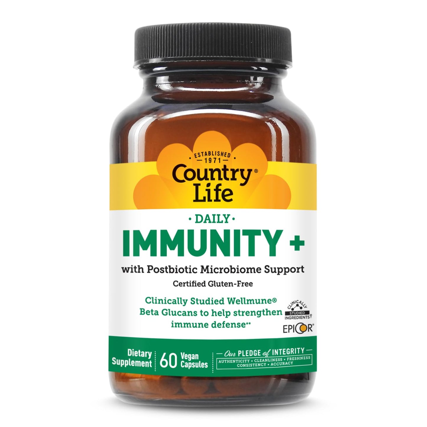Country Life Immunity+ Supplement Capsule 60 Count