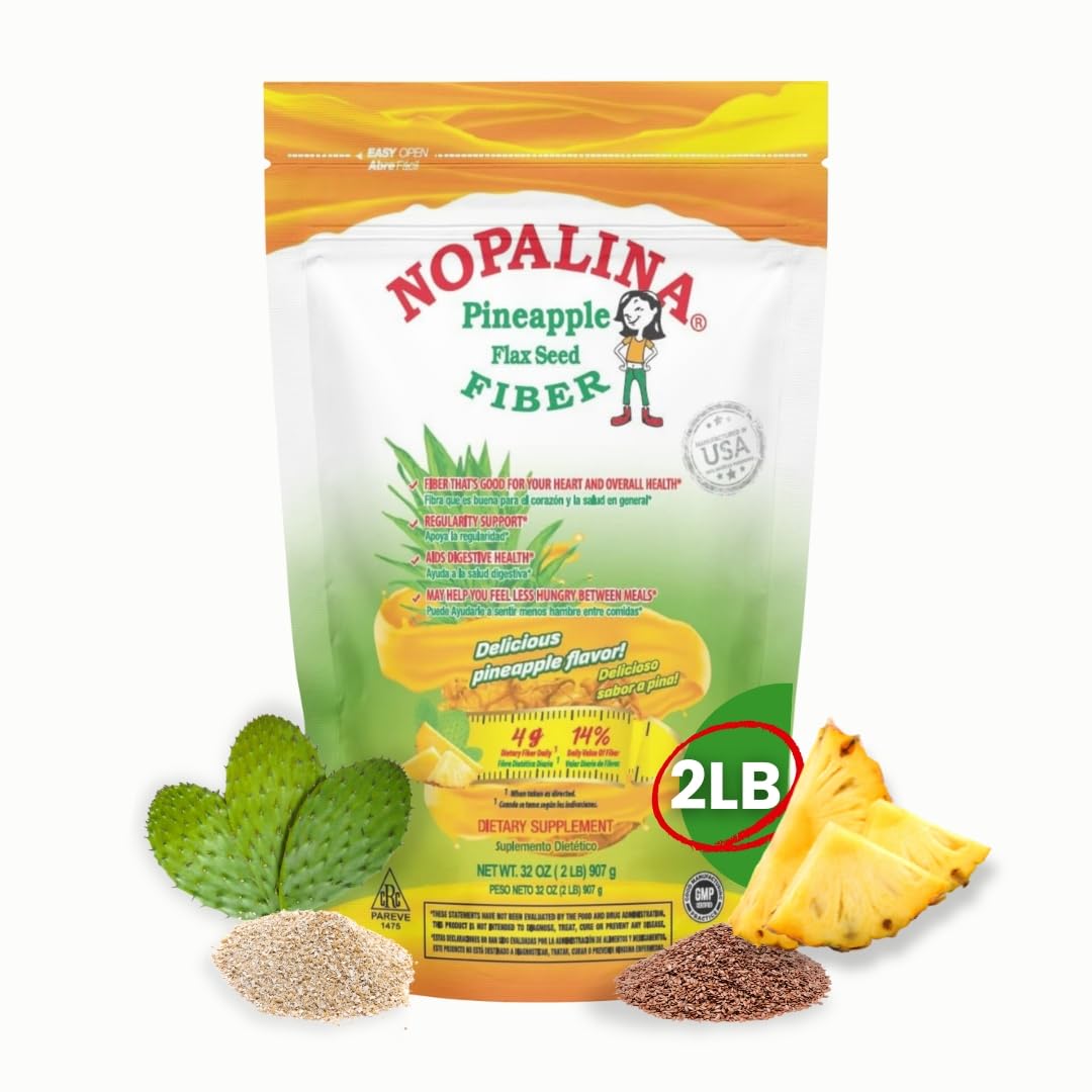 Nopalina Fiber Formula Pineapple Powder 16 oz