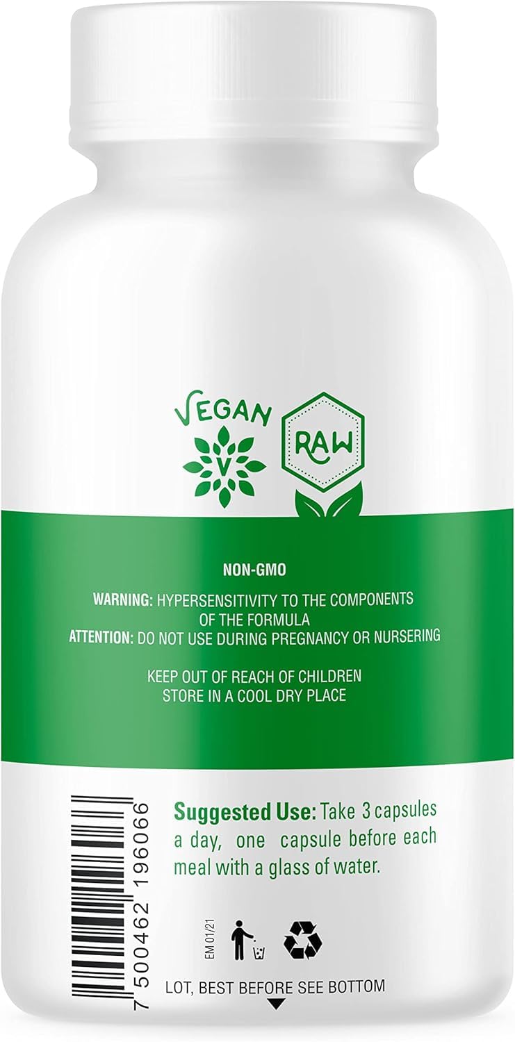 OS Organic Side Organic Wheatgrass Capsules, 120 Count