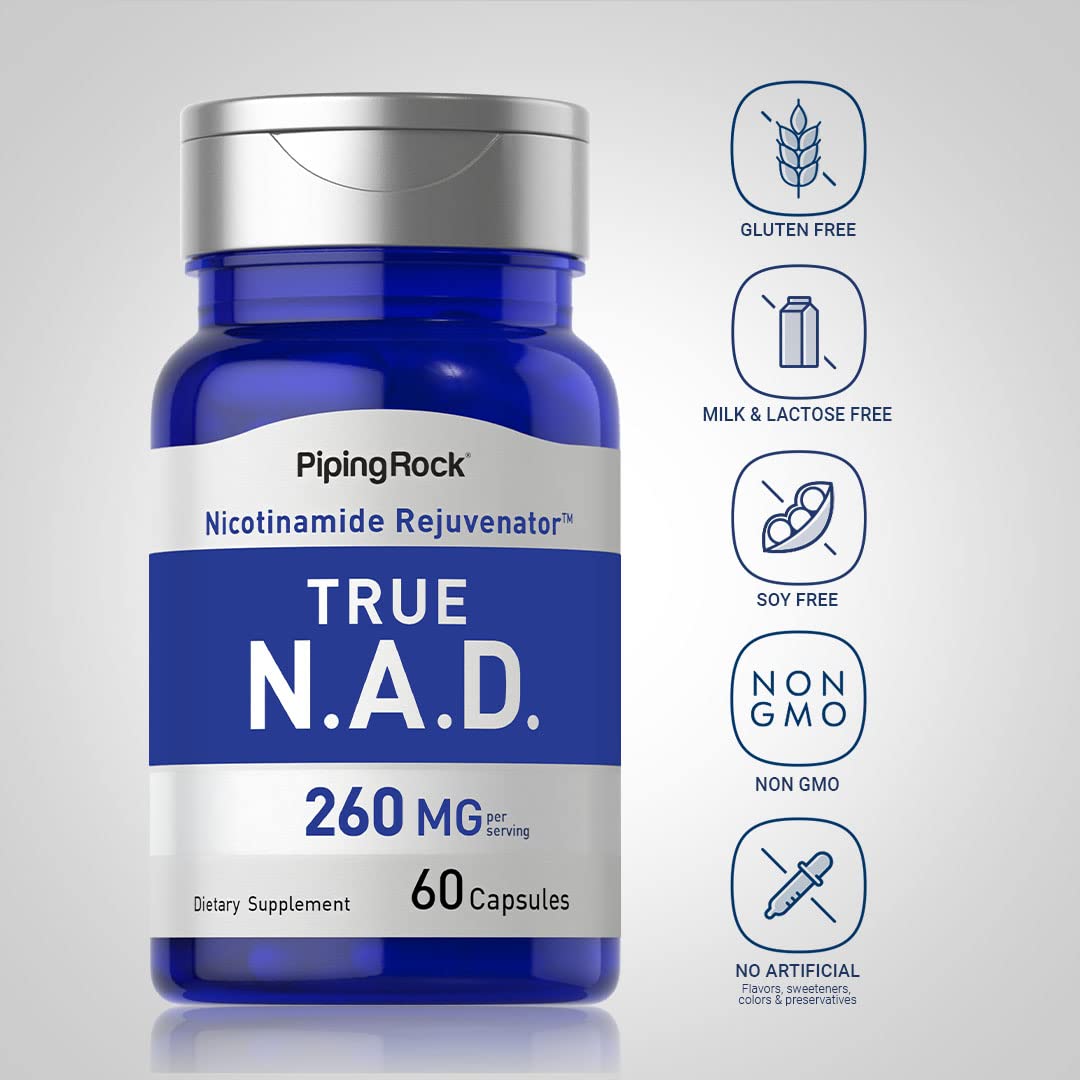 Piping Rock NAD Supplement Capsule 60 Count