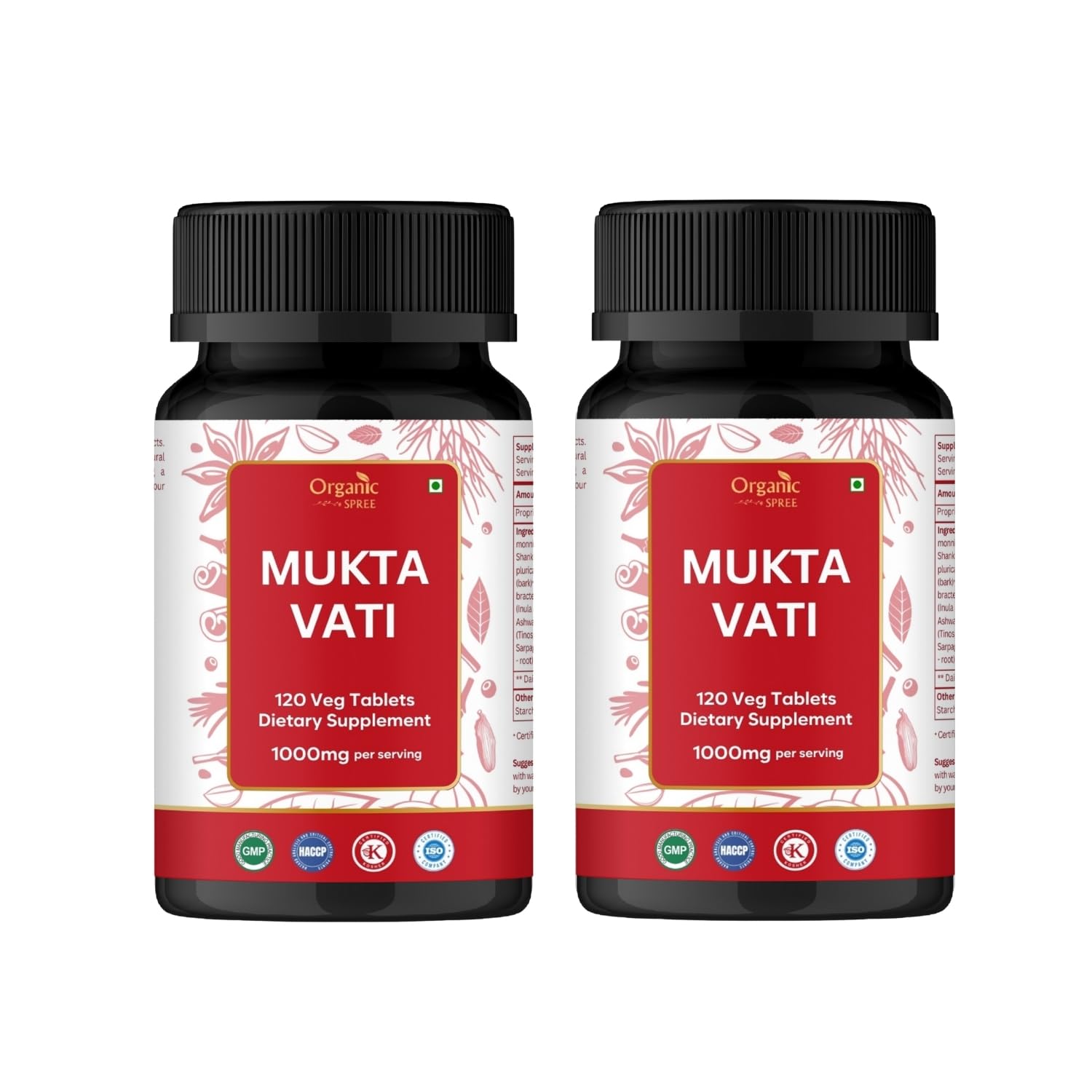ORGANIC SPREE Mukta Vati 240 Tablets