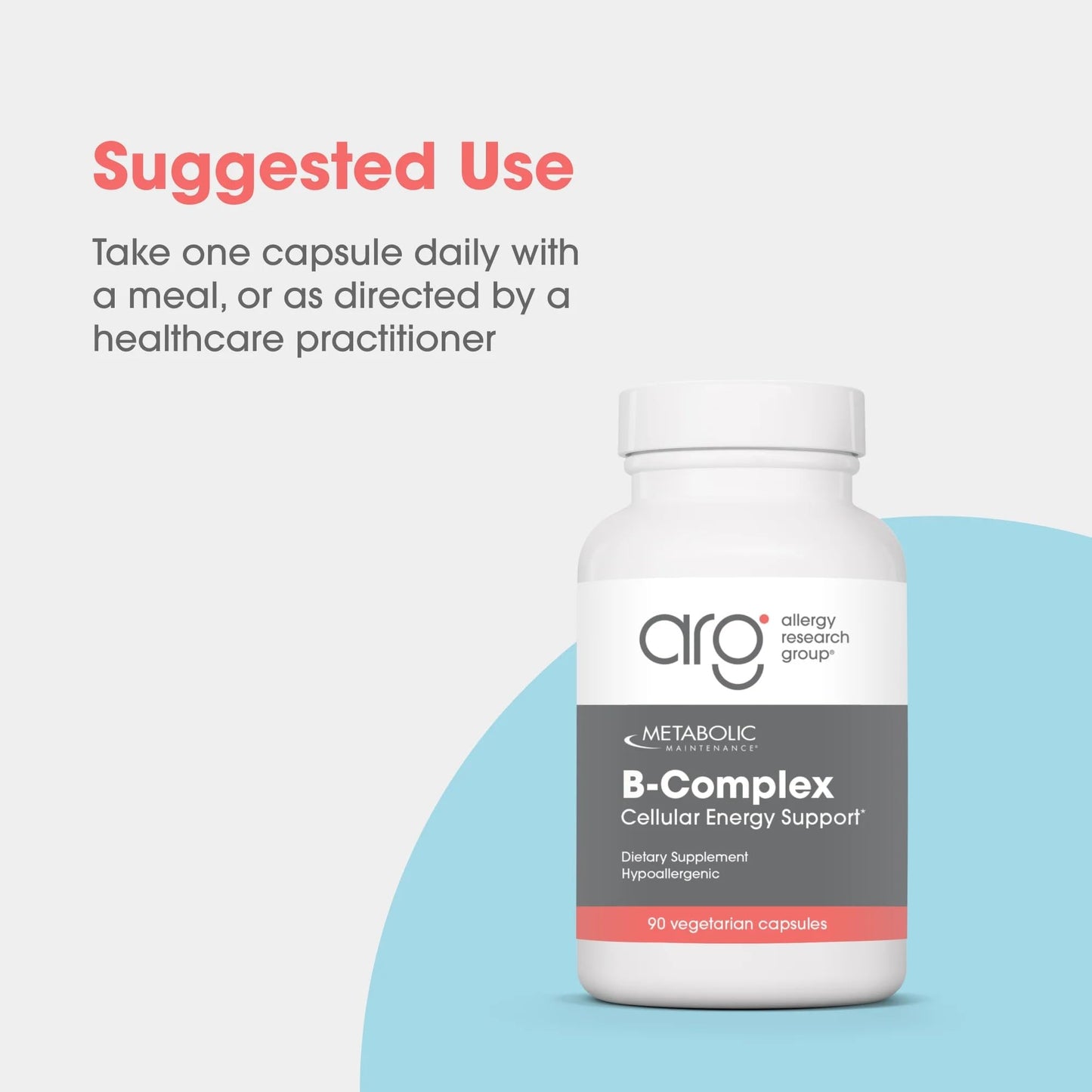 Metabolic Maintenance B-Complex Capsules, 90 Count