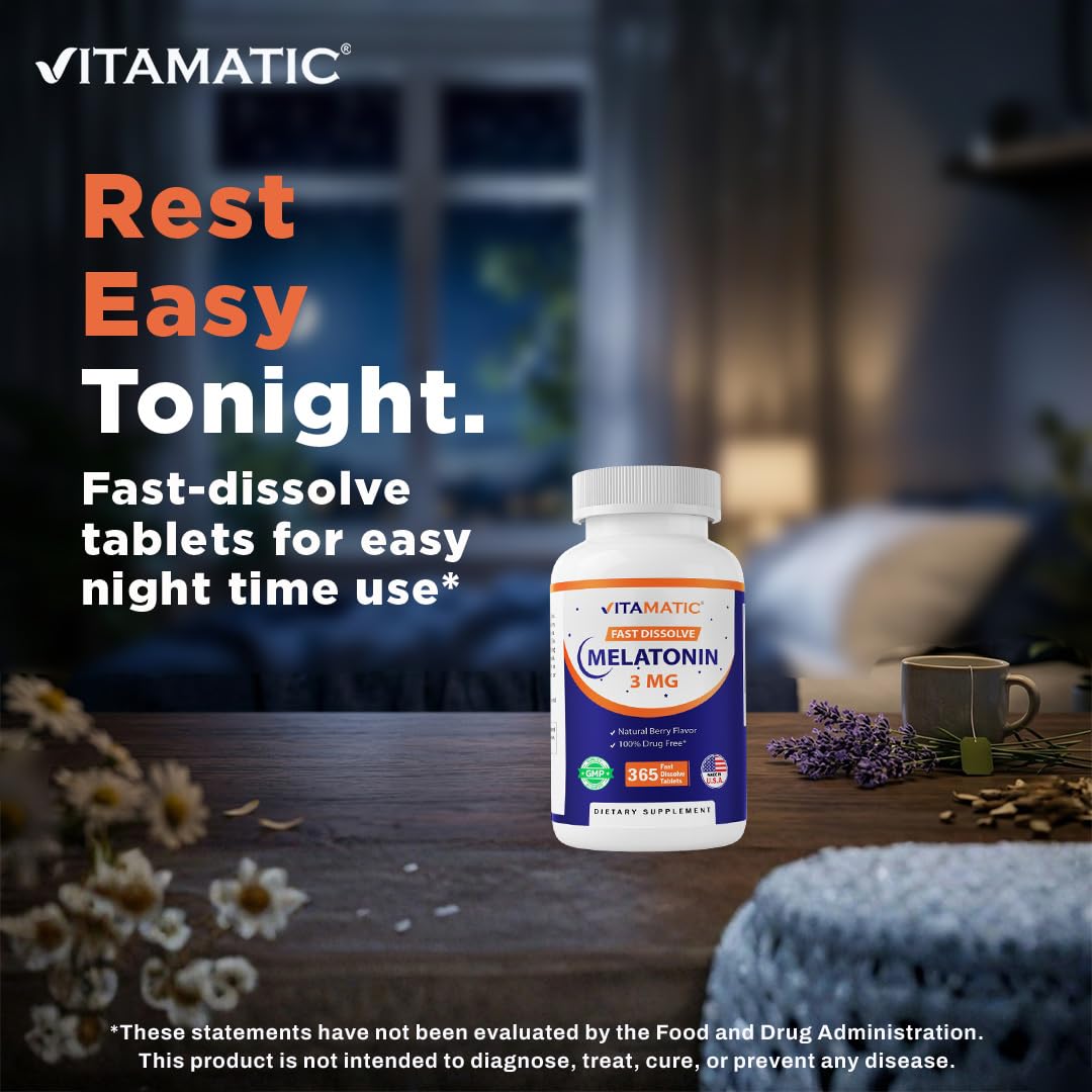 Vitamatic Melatonin 3mg 730 Tablets