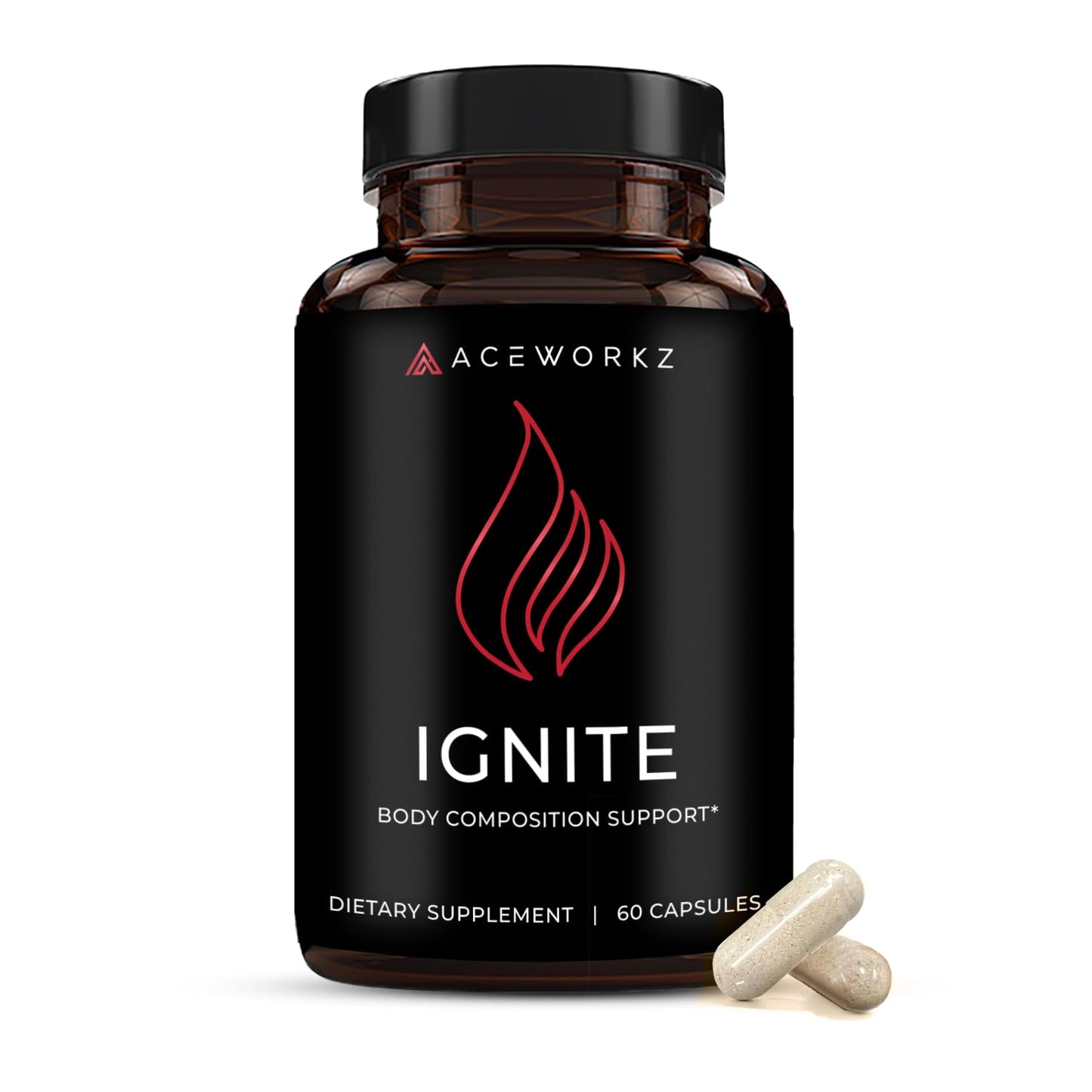 ACEWORKZ Ignite Thermogenic Fat Burner & Nootropic 60 Capsules