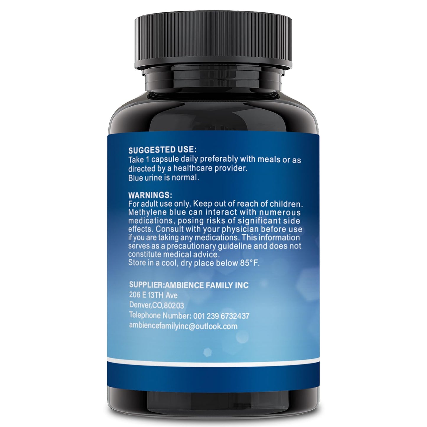 Liophy Methylene Blue Capsules, 60 Count