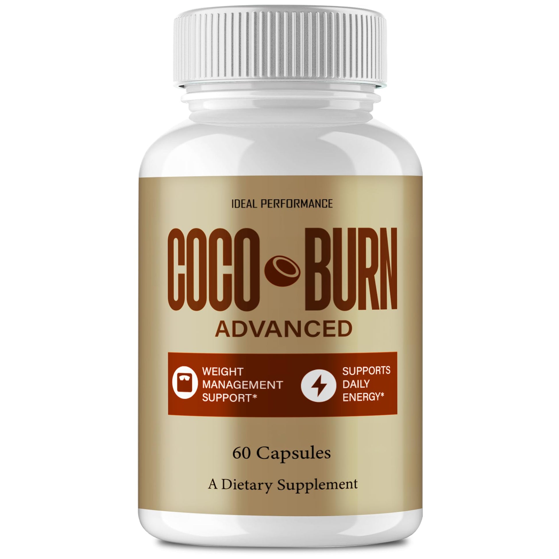 IDEAL PERFORMANCE Coco Burn Capsules, 60 Capsules