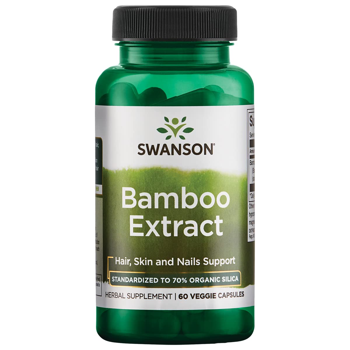 Swanson Bamboo Extract Capsule 60 Count