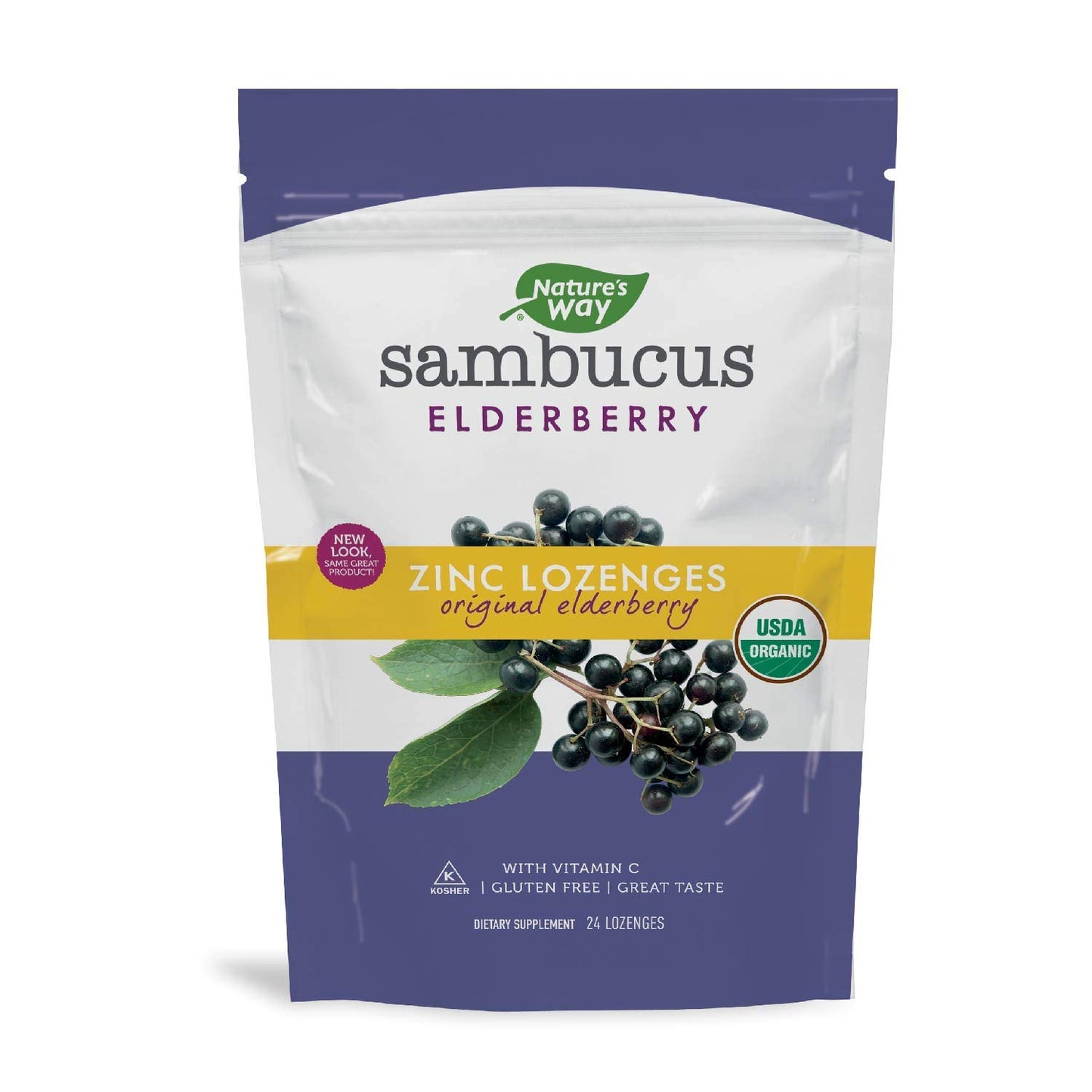 Nature's Way Sambucus Immune Lozenges Tablets 24 Count