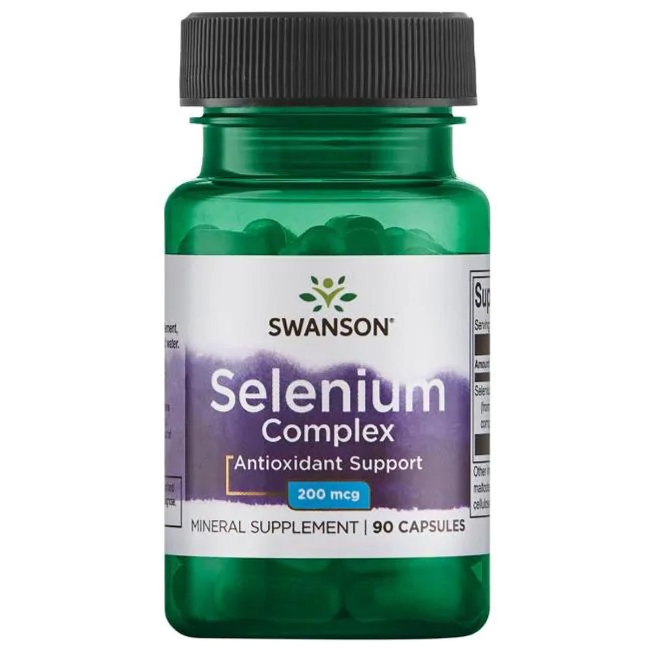 Swanson Albion Complexed Selenium 200 mcg Capsules, 90 Count