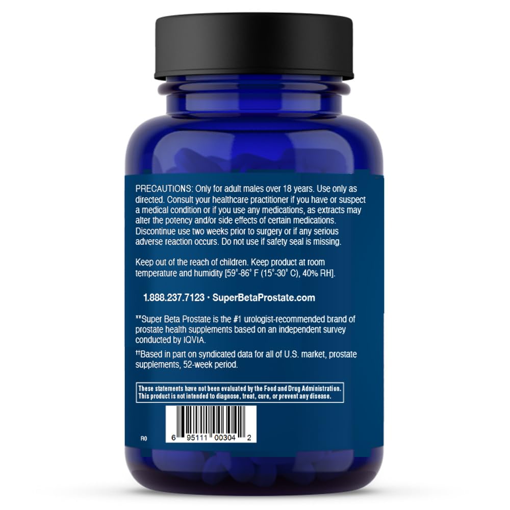 SUPER BETA PROSTATE Max Prostate Health Softgels 60 Count