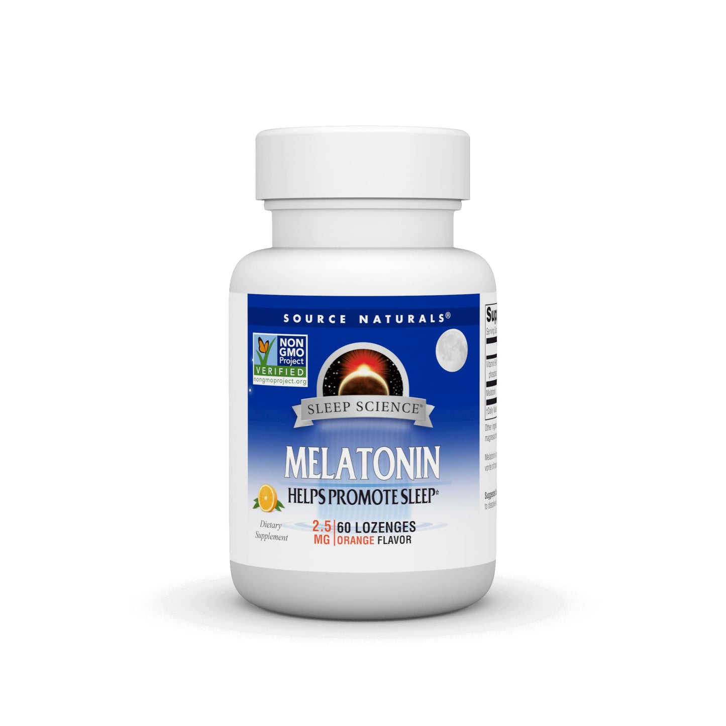 Source Naturals Melatonin 2.5 mg Lozenges, 60 Count