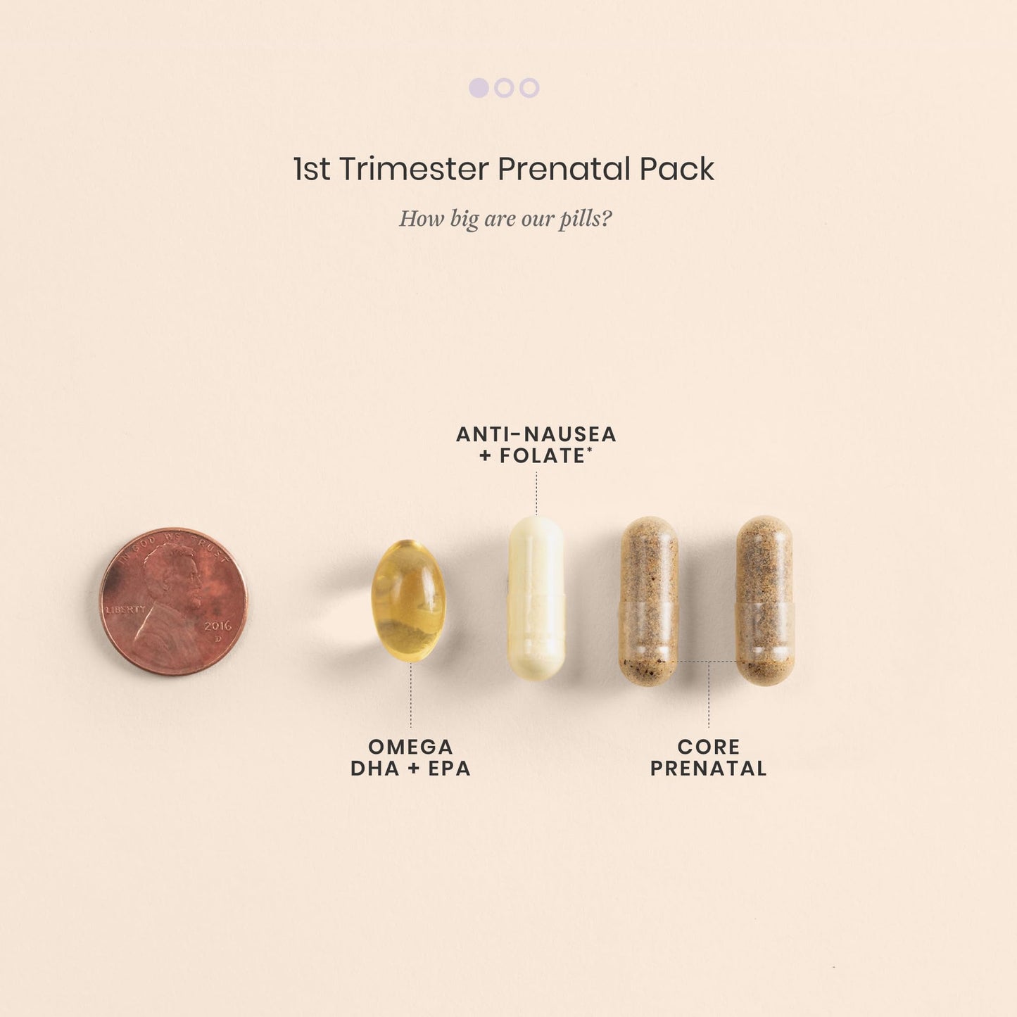 Perelel 1st Trimester Prenatal Pack Capsules 30 Count