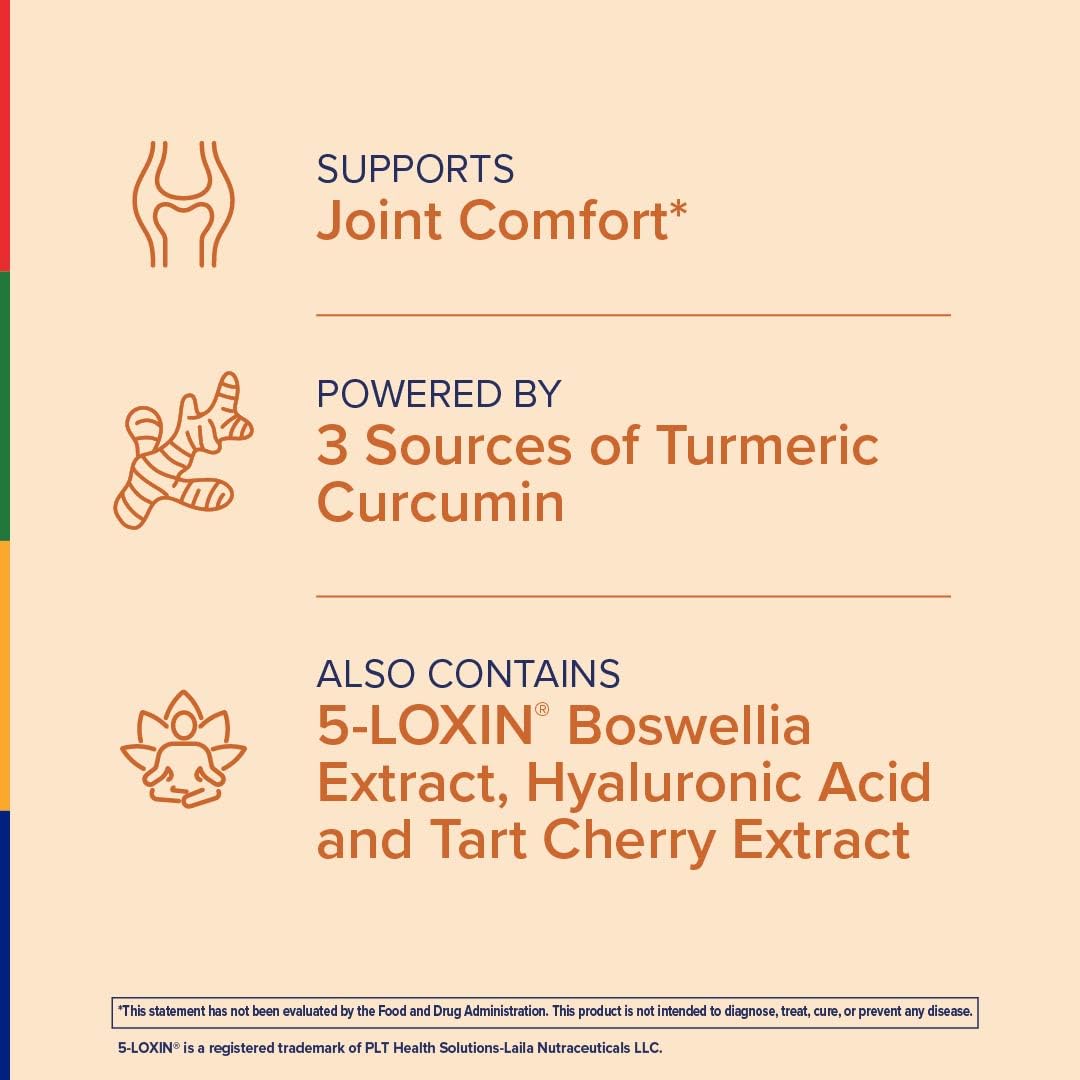 Stop Aging Now TurmaFlex Turmeric Curcumin Supplement 60 Capsules