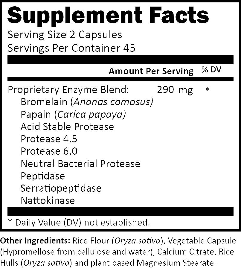 R-Garden Super Protease Capsule 90 Count