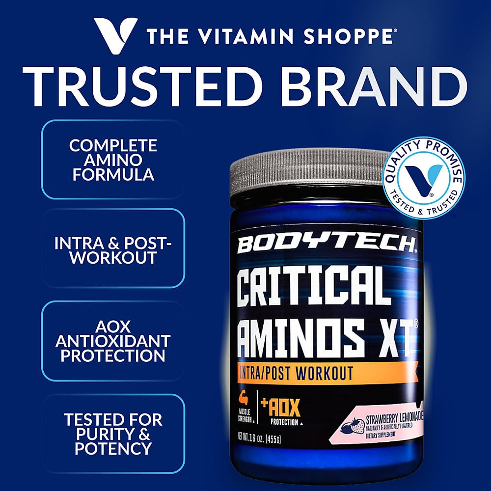 BodyTech Critical Aminos XT Amino Acid Powder 15.9 oz