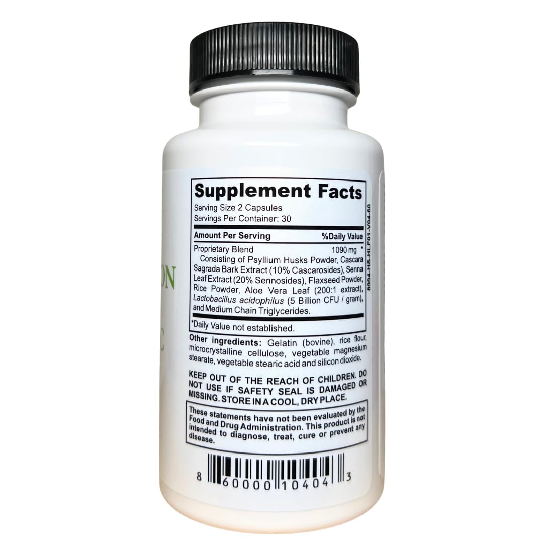 Casa de Sante Low FODMAP Herbal Laxative Capsule, 1 Count