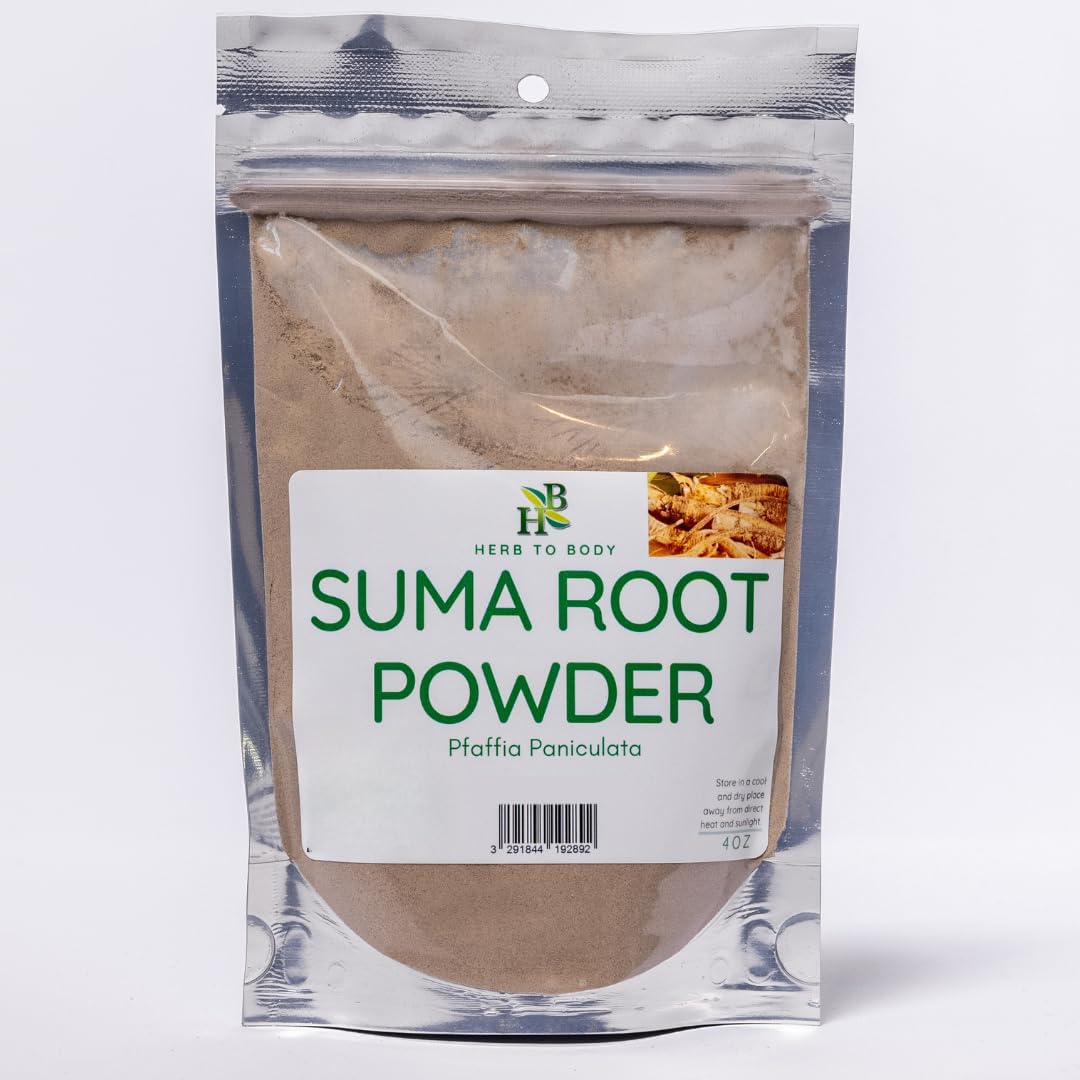 Herb To Body Suma Root Powder Pfaffia Paniculata, 4 oz