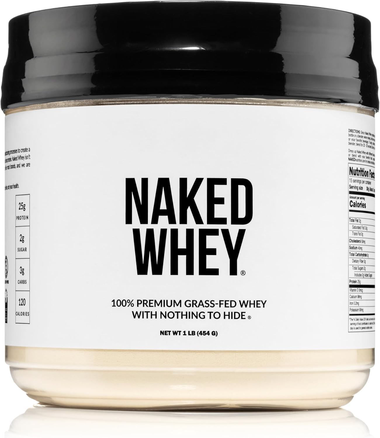 NAKED Whey Protein Powder, 16 oz