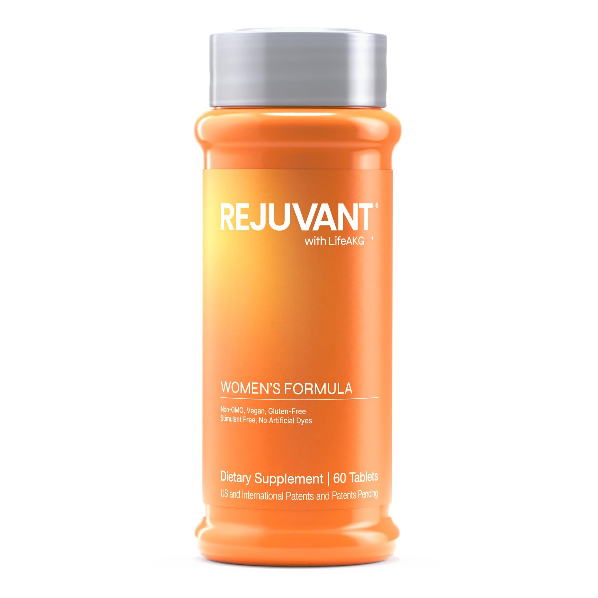 Rejuvant Women's AKG Longevity Supplement 1000mg Calcium Alpha-Ketoglutarate Tablets, 60 Count