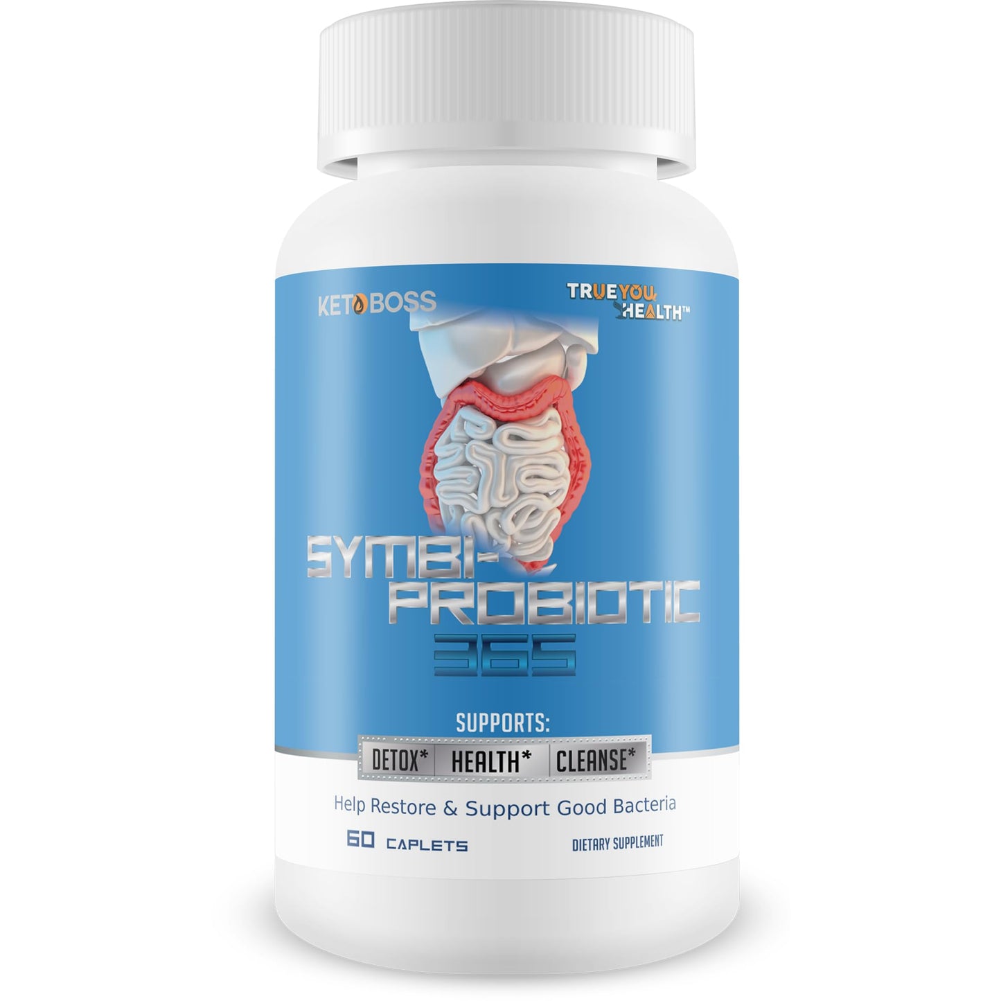 Keto Boss Symbi-Probiotic 365 Keto Probiotic Health Support Capsule, 60 Count