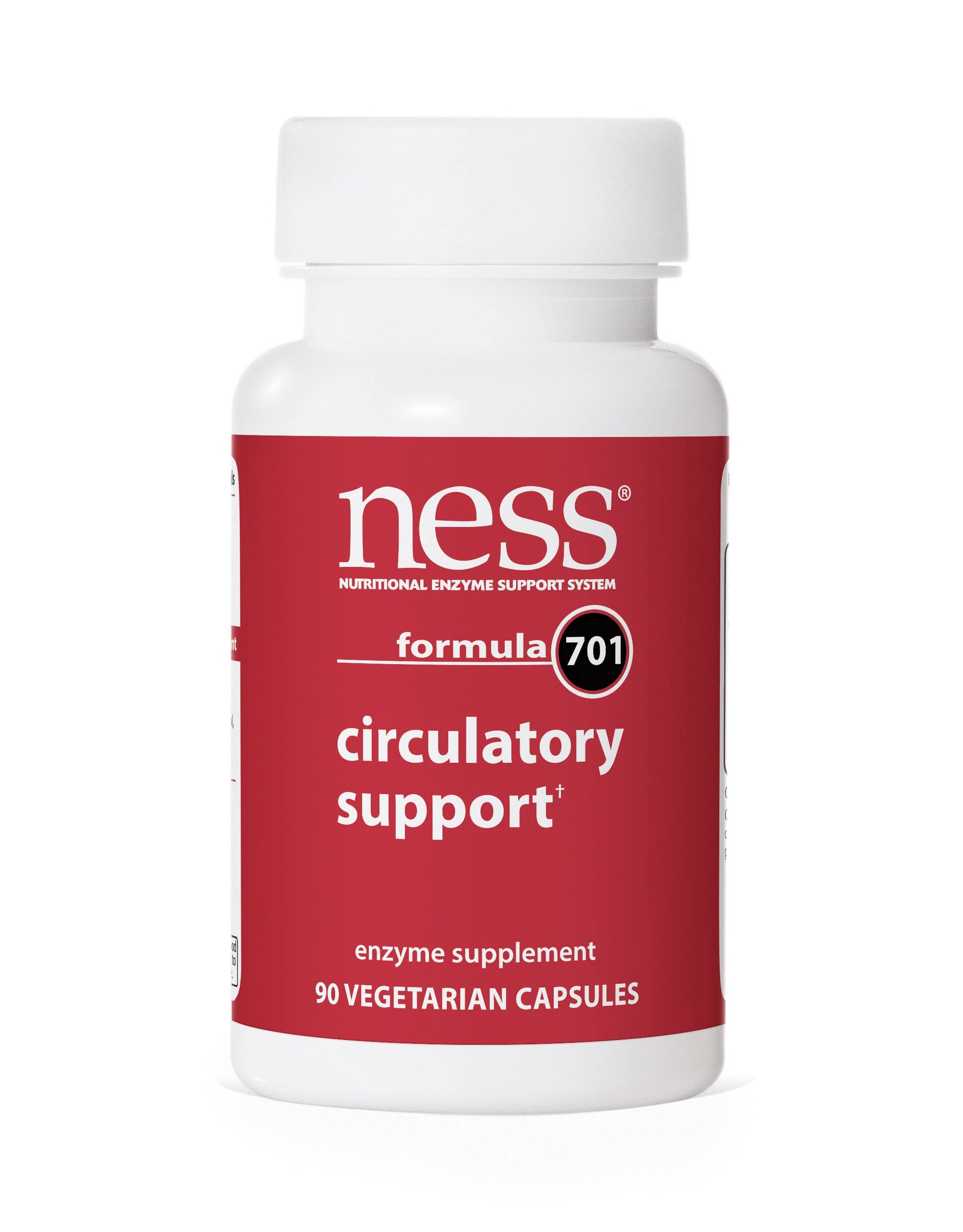 NESS Enzymes Formula 701 Circulatory Support 90 Capsules
