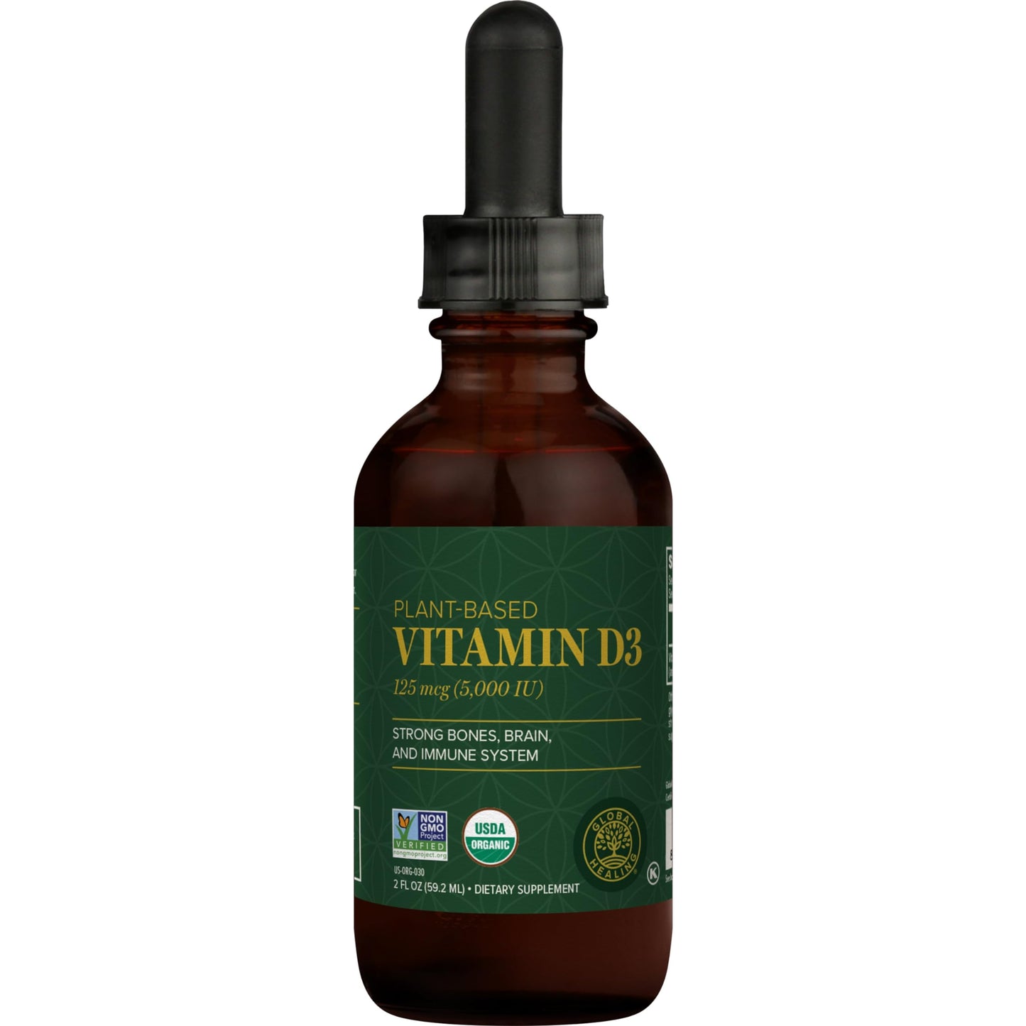Global Healing Center Vitamin D3 5000IU & Quercetin 250mg Capsules, 60 Capsules