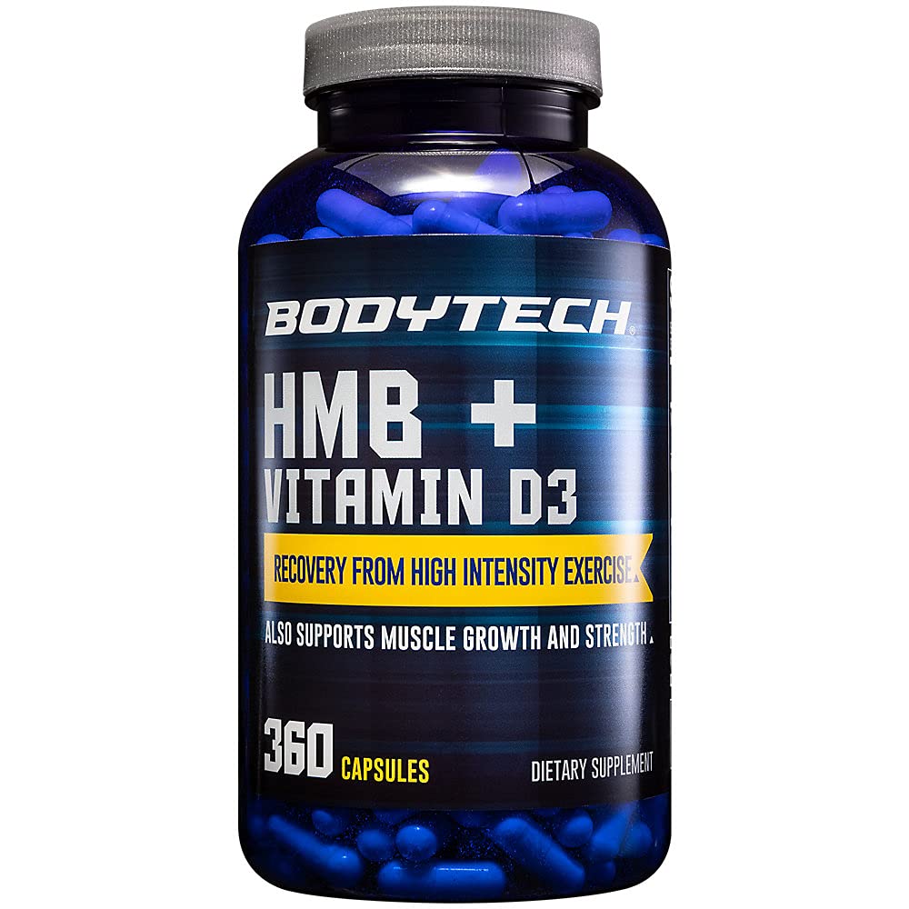 BodyTech HMB + Vitamin D3 Capsules, 360